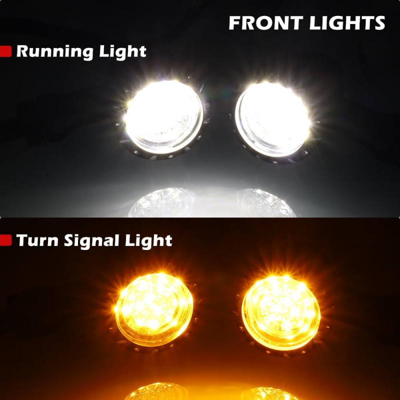 Motorcycle Bullet LED Voor Ach - Bike Light Front Rear recensie en prijs