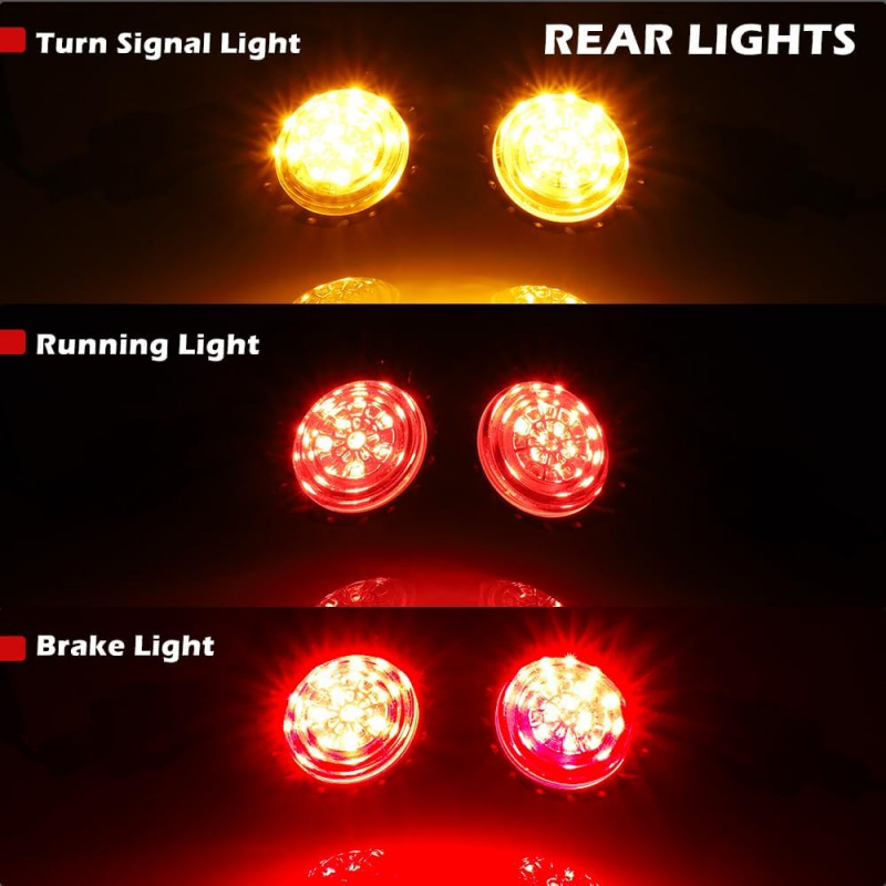 Motorcycle Bullet LED Voor Ach - Bike Light Front Rear recensie en prijs