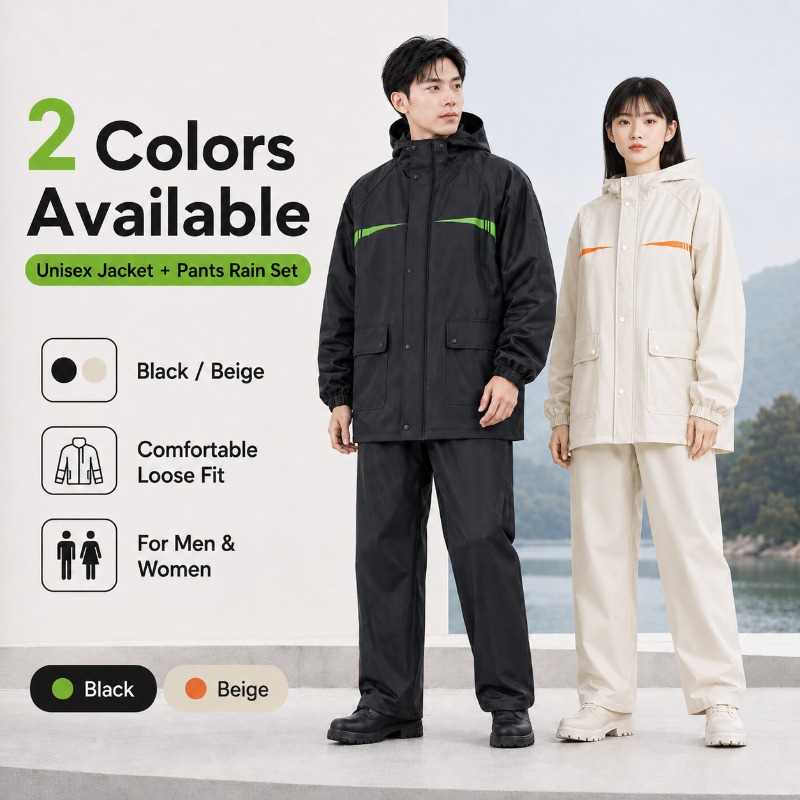 Unisex 2-delige waterdichte fi - Cycling Commute Jacket recensie en prijs